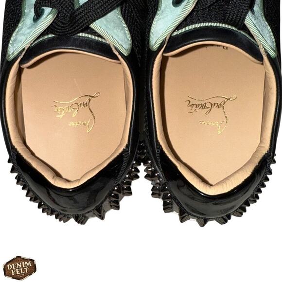 Christian Louboutin Seavaste 2 Orlato Spiked Low Top Sneaker Multi 39.5 NEW - Picture 15 of 16
